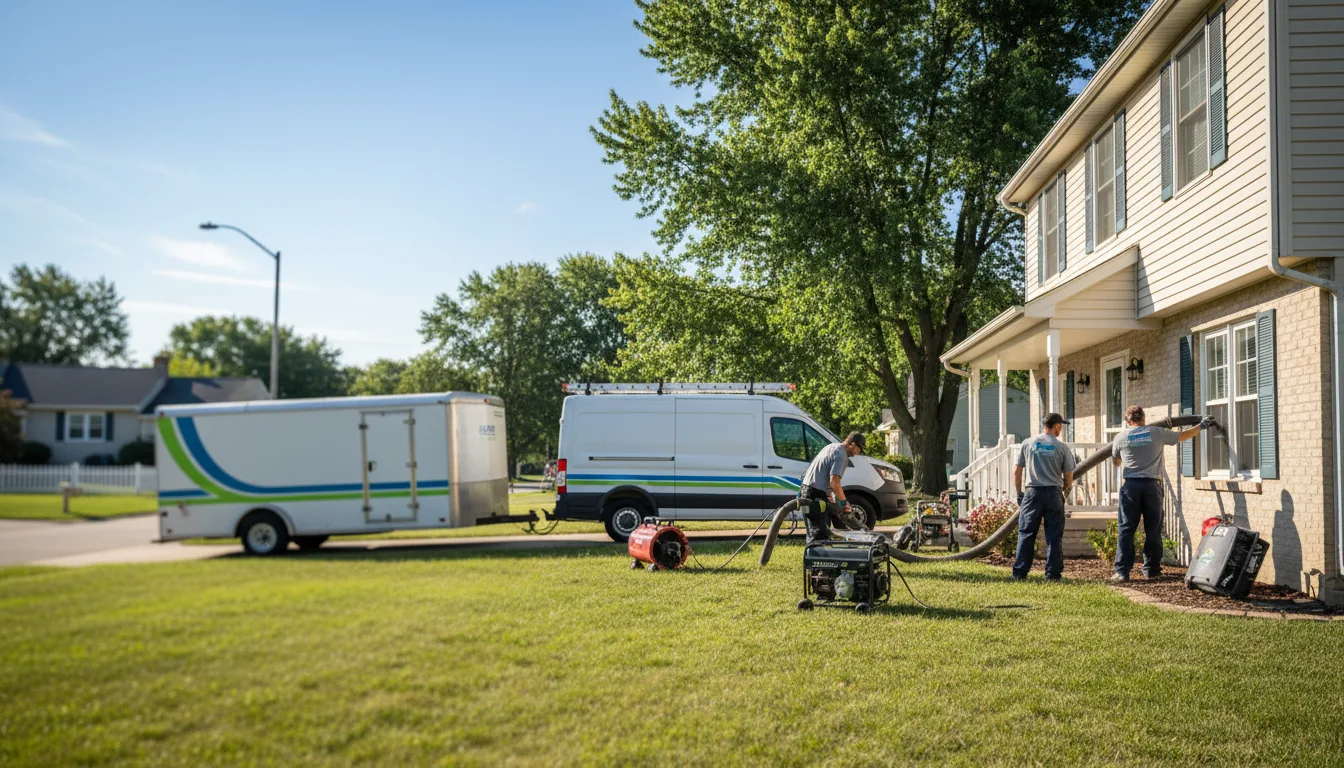 Flooded Basement Restoration And Cleanup With Repair in North Olmsted, OH near me